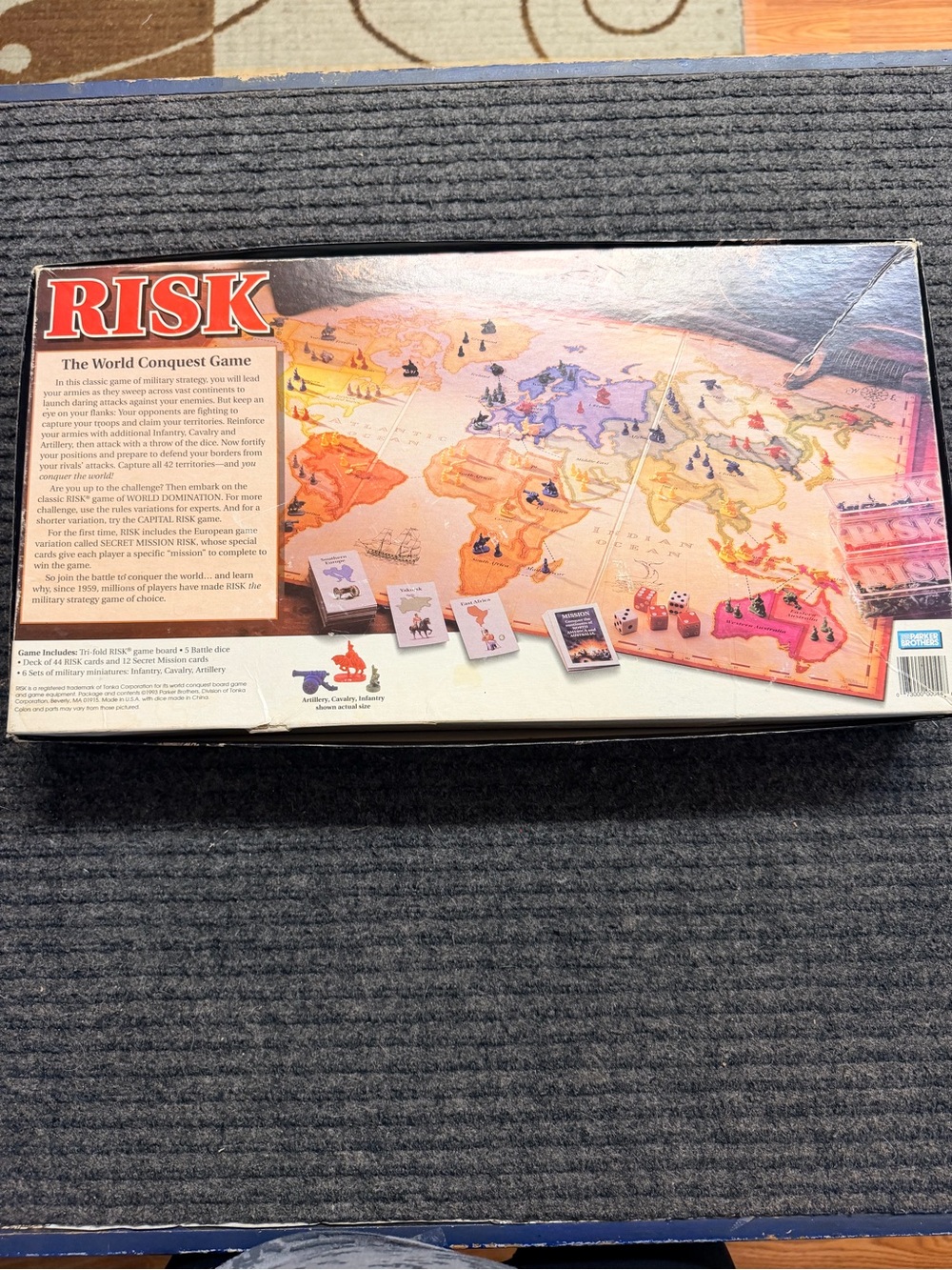 Parker Brothers Risk Board Game the World Conquest Vintage 1993 Edition - Picture 11 of 12